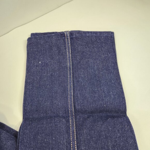 Sears Girls 14 High Waisted Wide Leg Flare Jeans Vtg 1970s - Picture 3 of 13